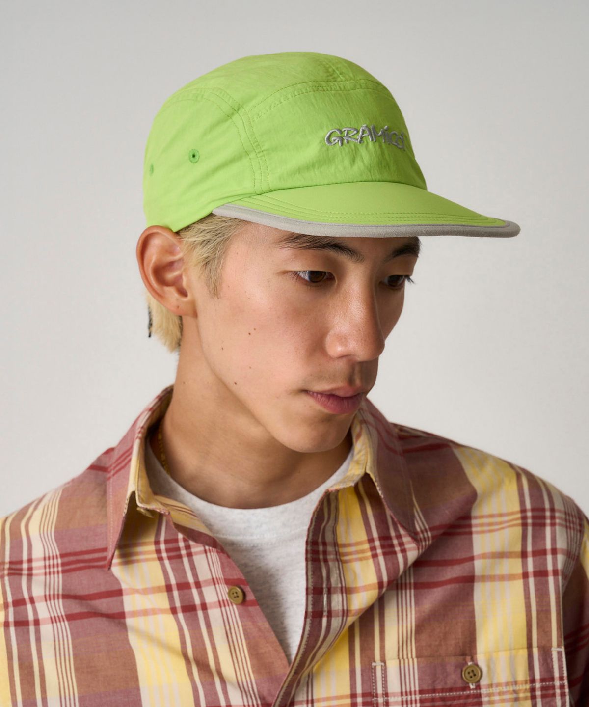 그라미치(GRAMICCI) 나일론 캡 Yellow Green