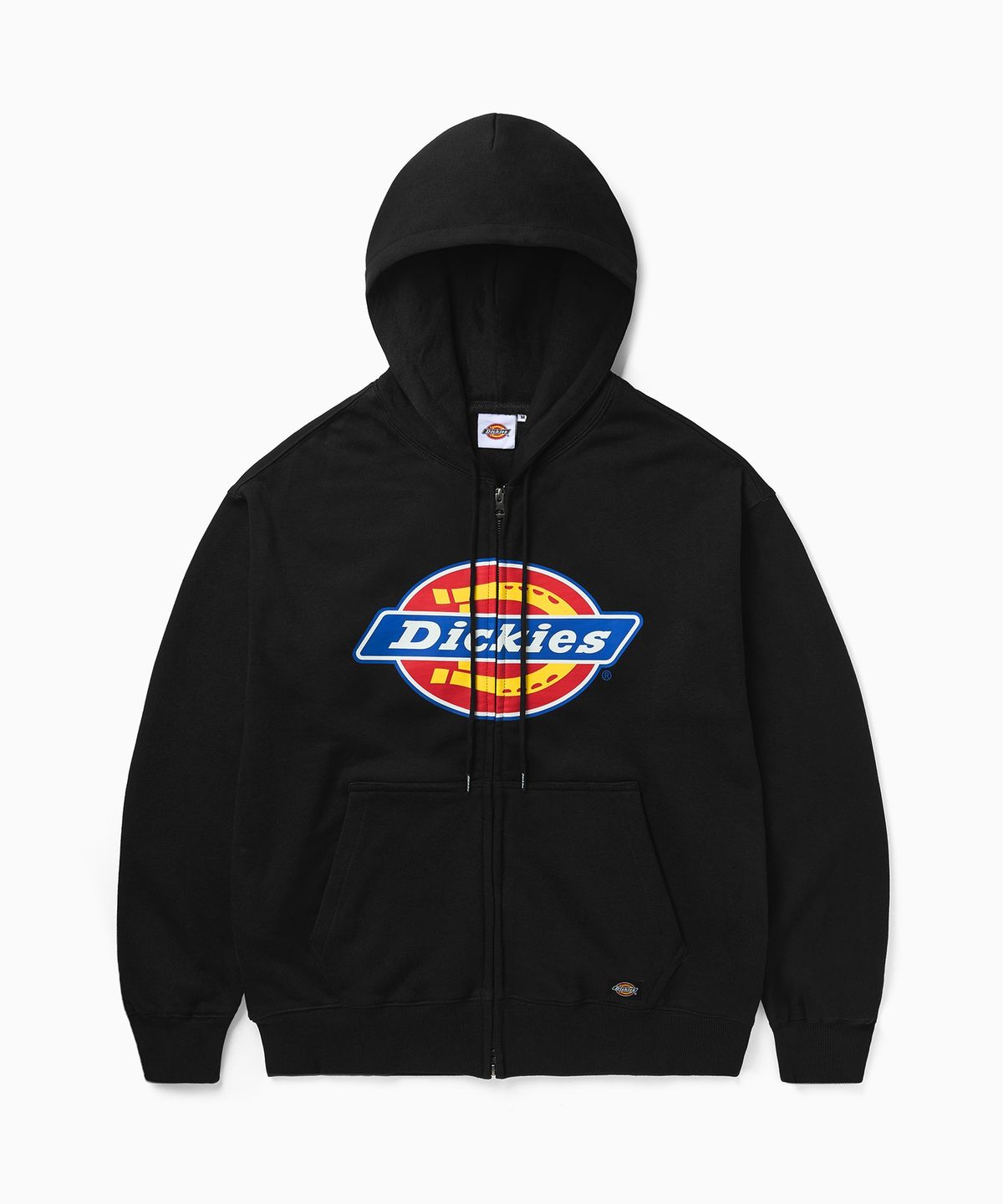 디키즈(DICKIES) 트리 로고 집업 후디 Black