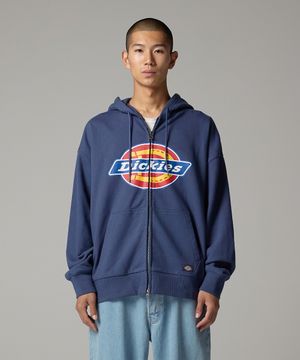 트리 로고 집업 후디 Navy