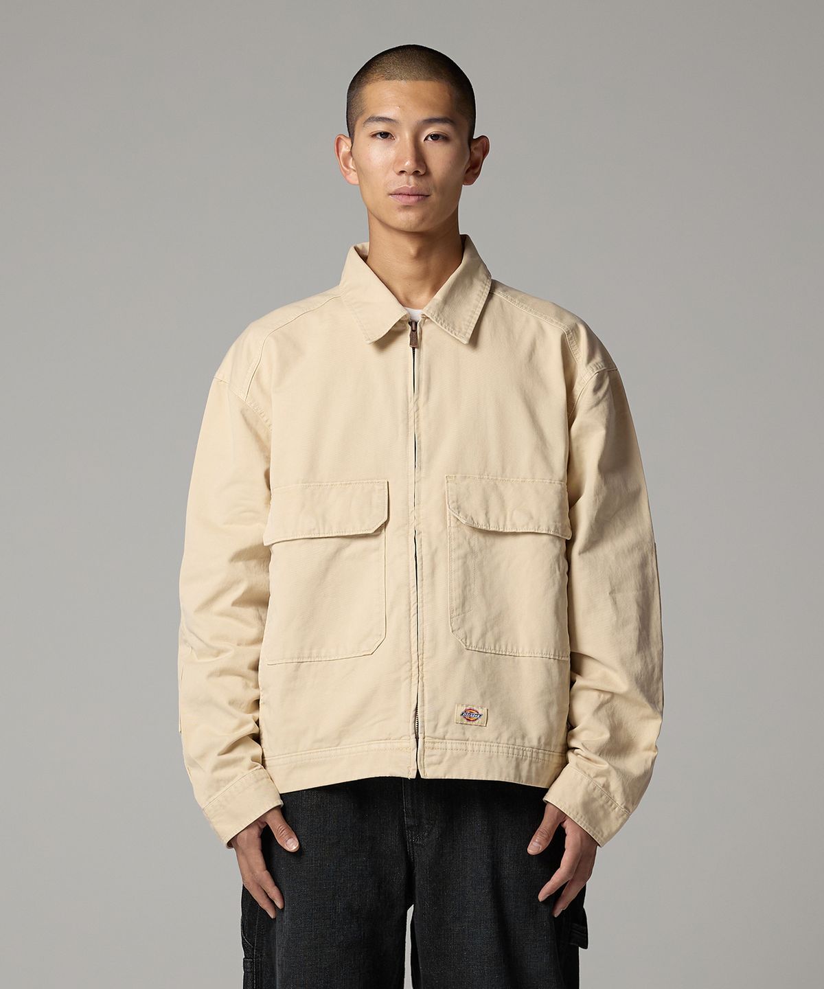 디키즈(DICKIES) 트러커 오버핏 재킷 Wood Ash