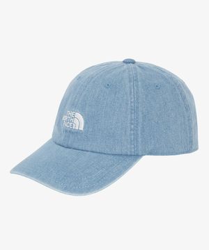 NE3CR52B TNF 로고 소프트 캡 데님 BLUE