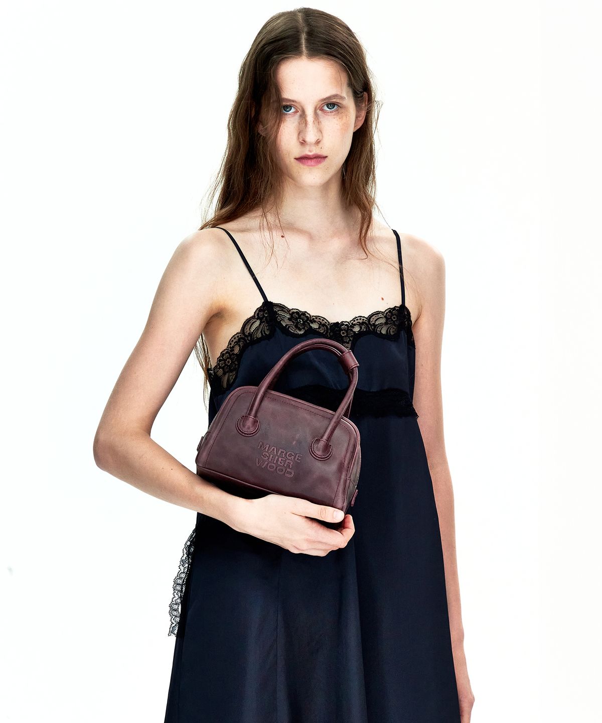 마지셔우드(MARGESHERWOOD) SOFT TOTE MINI_wine pull-up