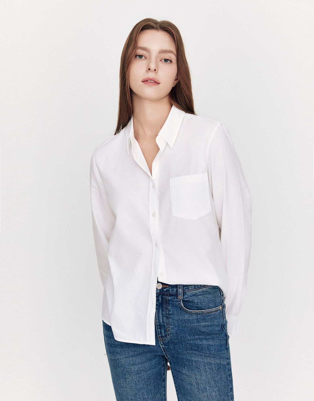 지오다노(GIORDANO) 옥스포드 긴팔 셔츠 345902 [5color]