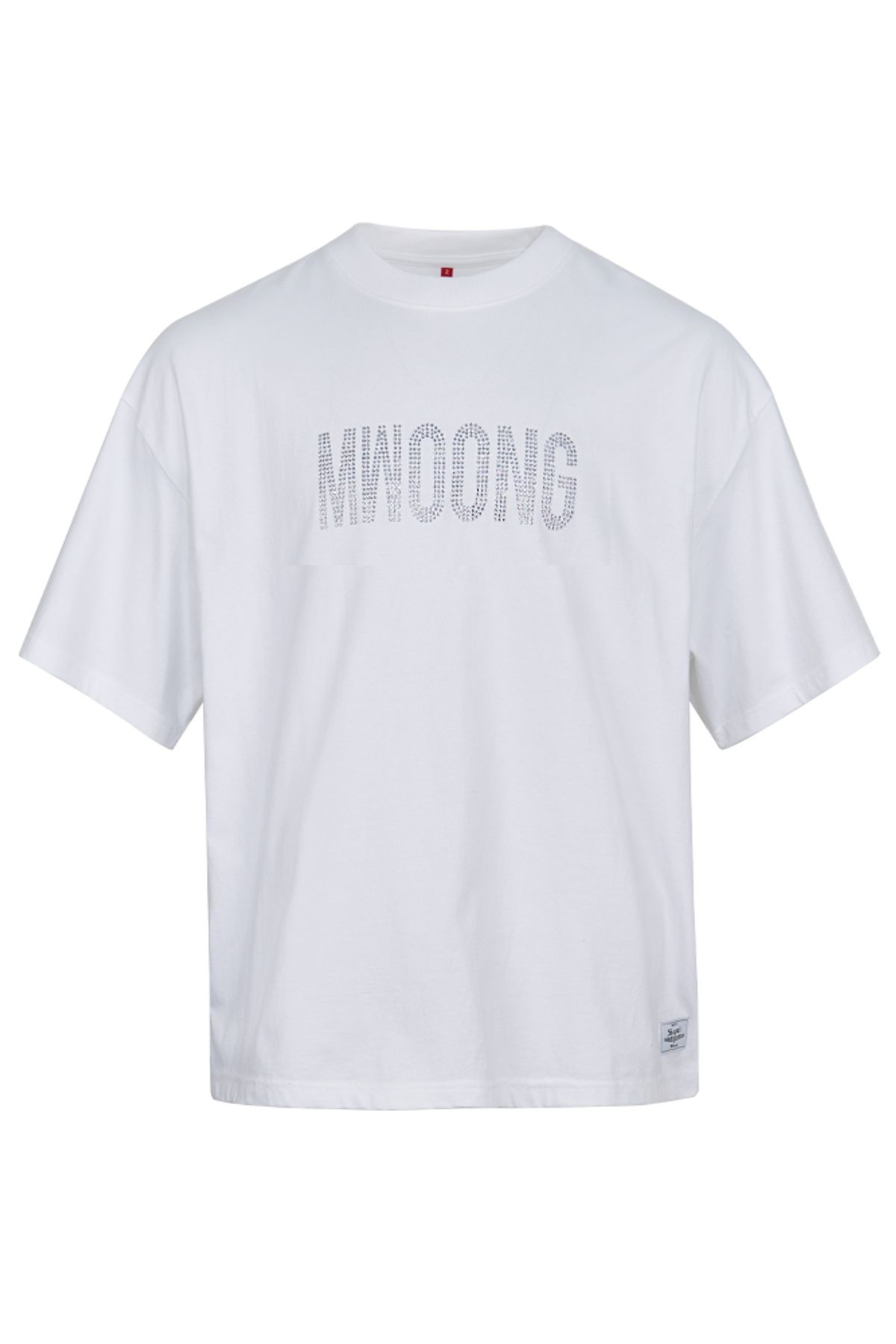 뭉(MWOONG) cuban linked Tee(white)