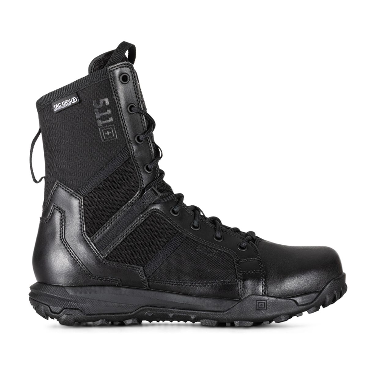 5.11택티컬(5.11 TACTICAL) 아틀라스 8인치 워터프루프 사이드 지퍼 부츠 (블랙)