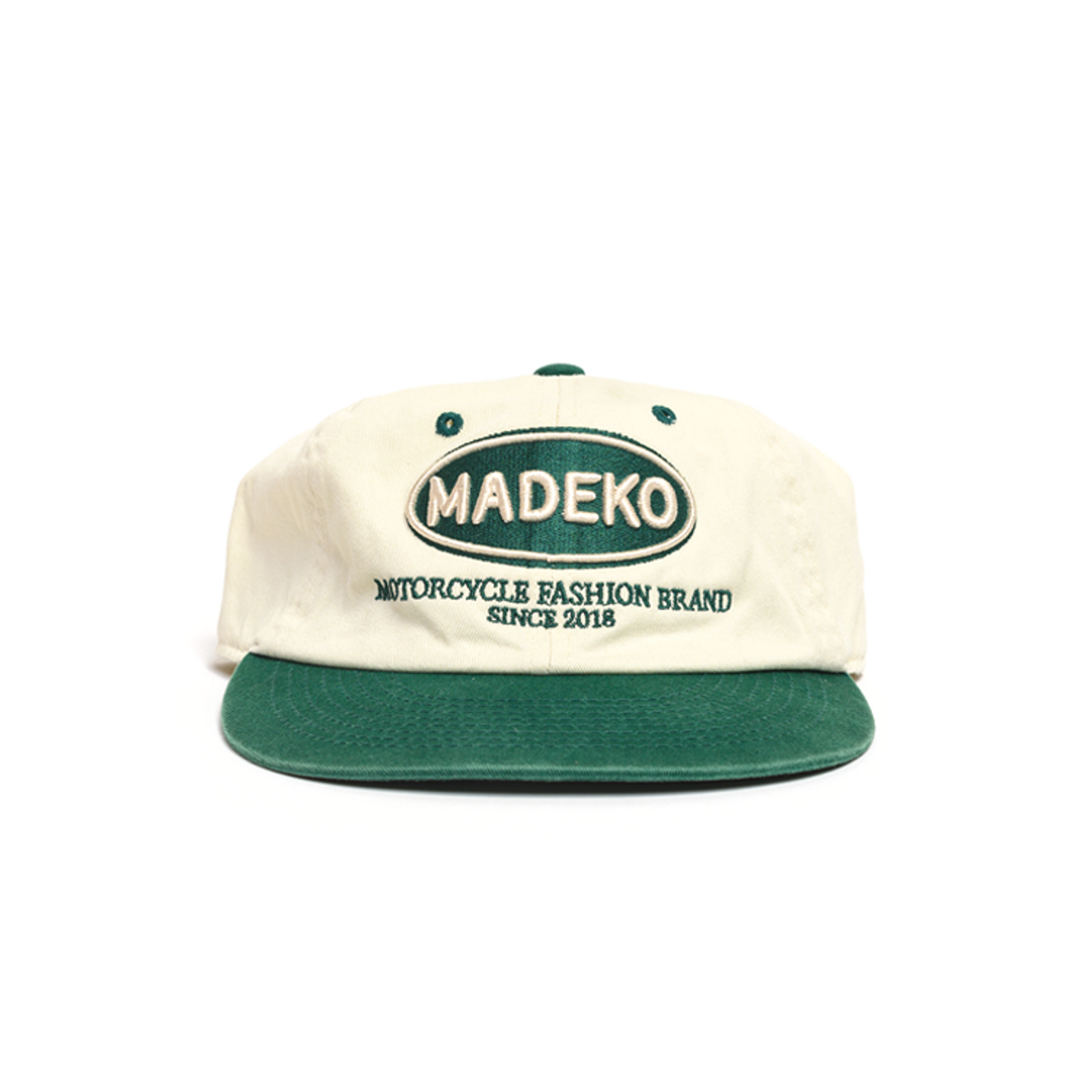 마데코(MADEKO) TWO-TONE CAP_GREEN
