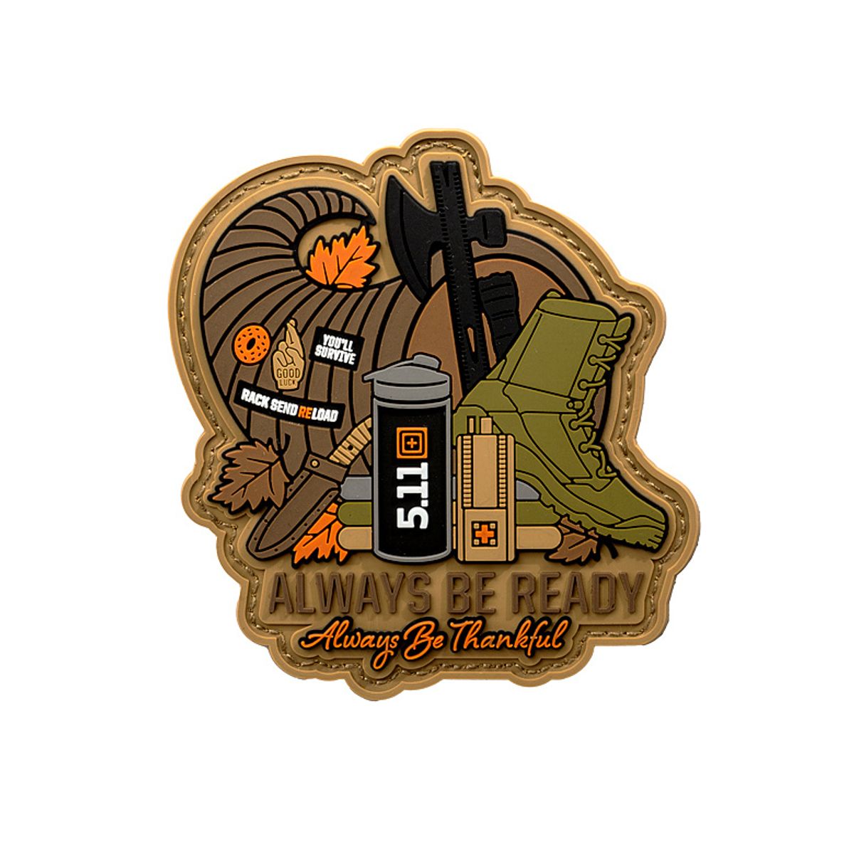 5.11택티컬(5.11 TACTICAL) 올웨이스 비 땡크풀 패치 (카키)