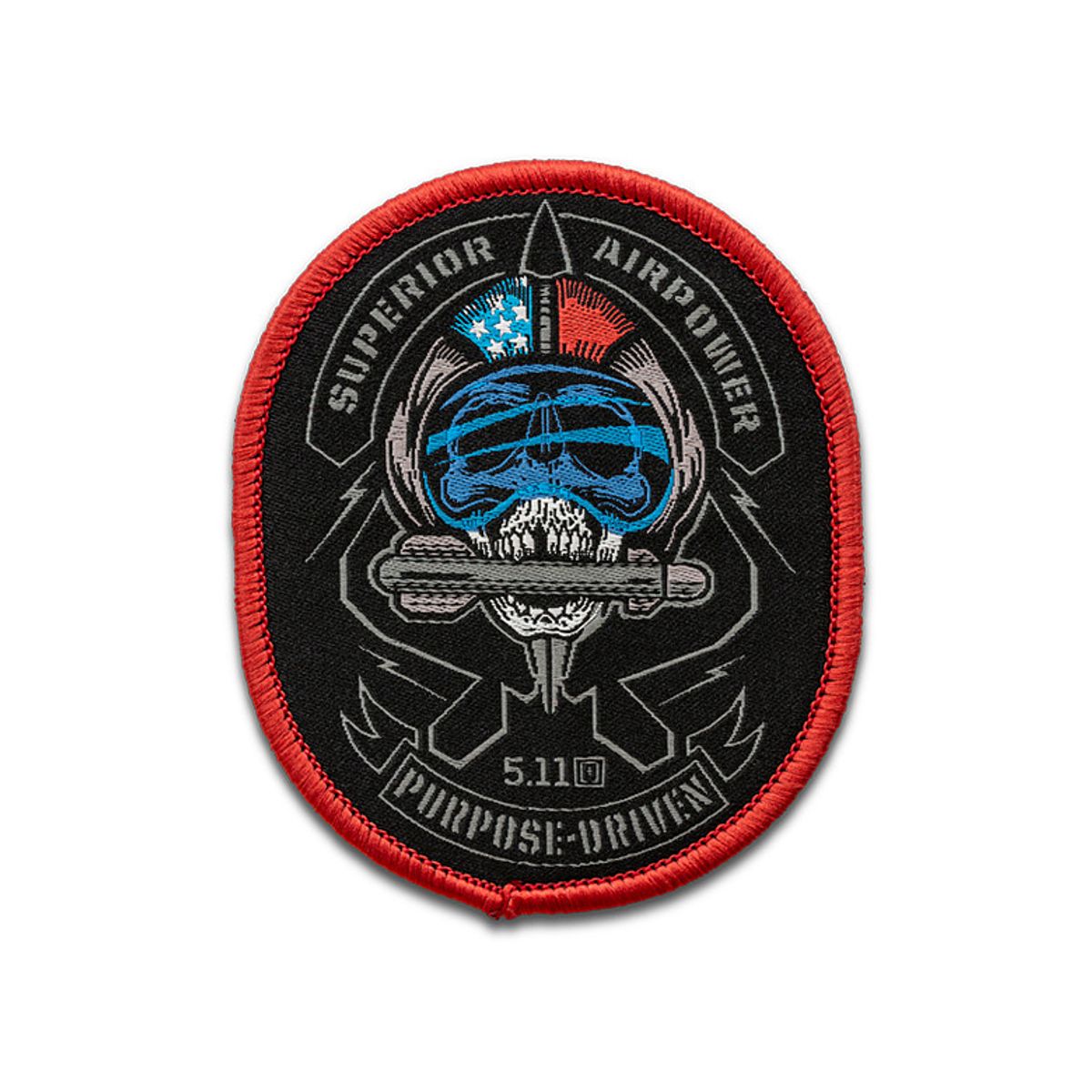 5.11택티컬(5.11 TACTICAL) 스컬 파이터 패치 (블랙)