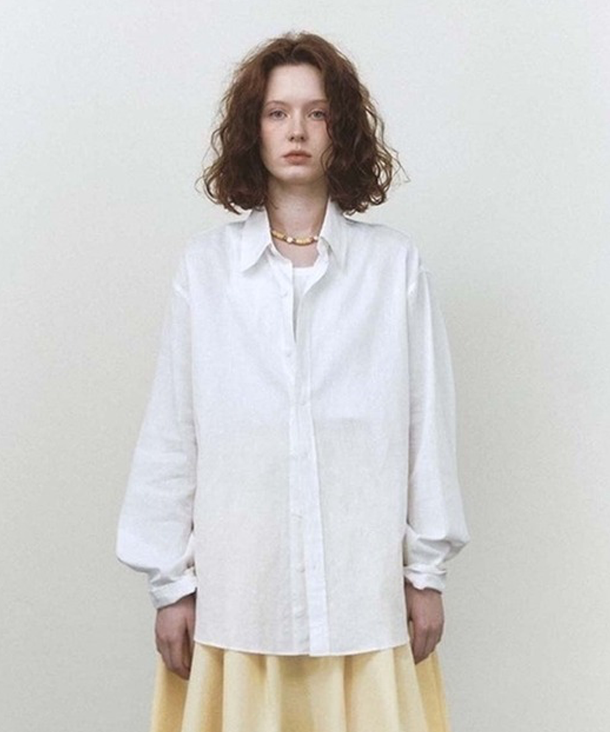 엔디에이 스튜디오(NDA STUDIO) Woody Overfit Linen Shirt _4color