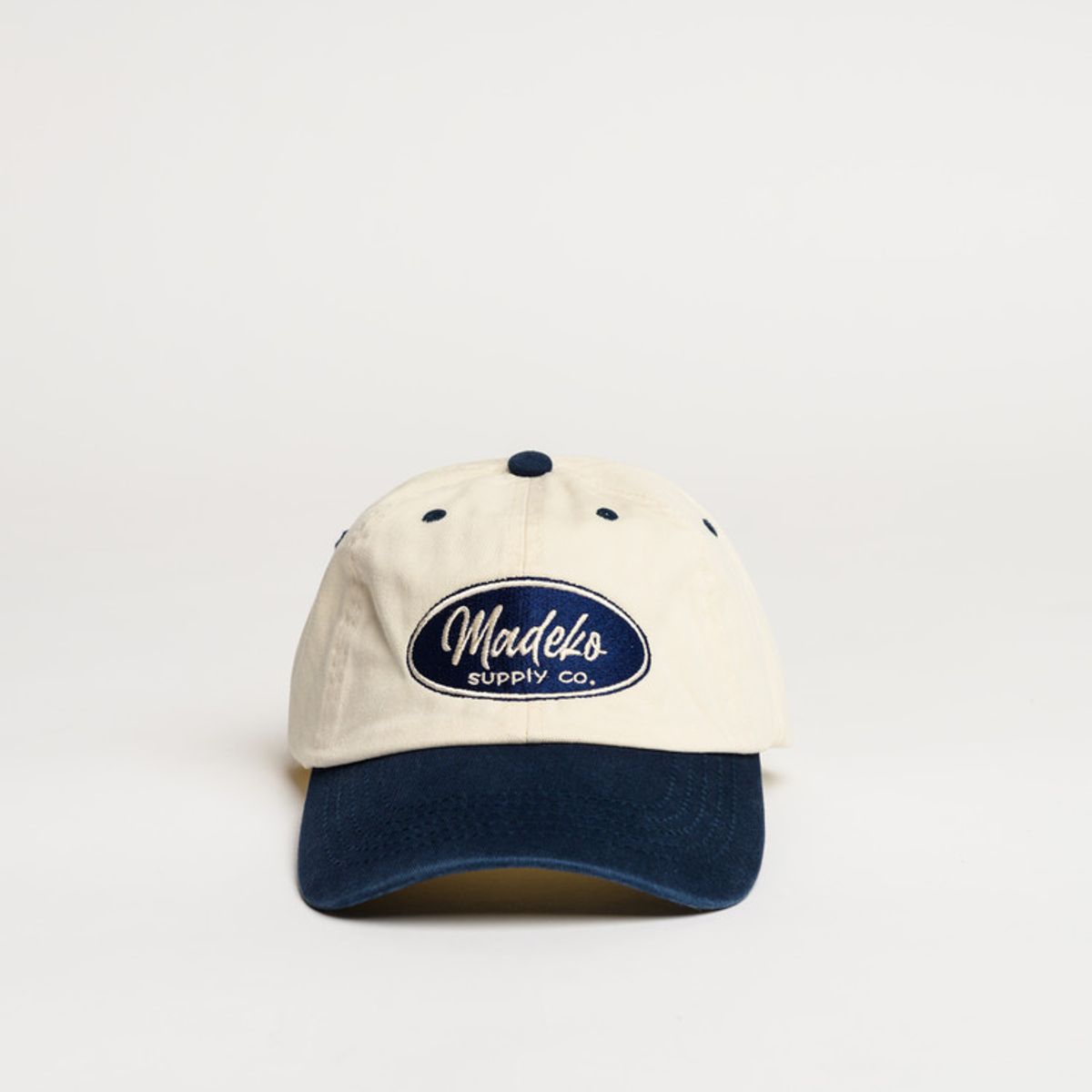 마데코(MADEKO) TWO TONE SUPPLY CO BALL CAP_NAVY