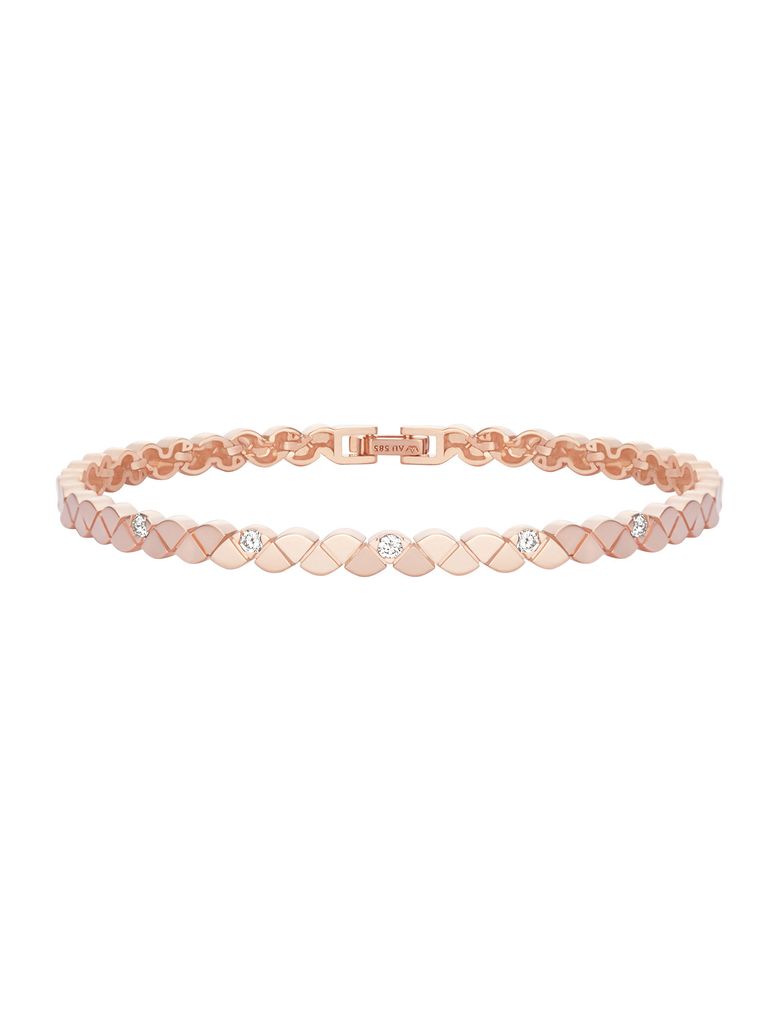 MOSAIQUE 14K 다이아 팔찌 (JJMSBD5B8266R46S0)