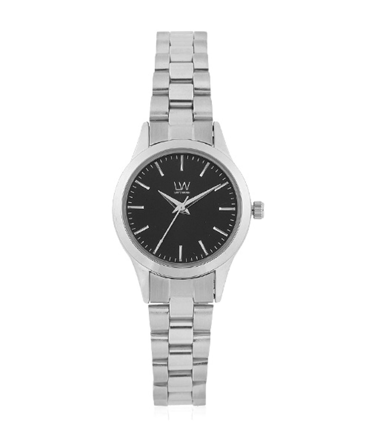 란쯔(LANTZ) LA1255BK 여성 원형 메탈시계