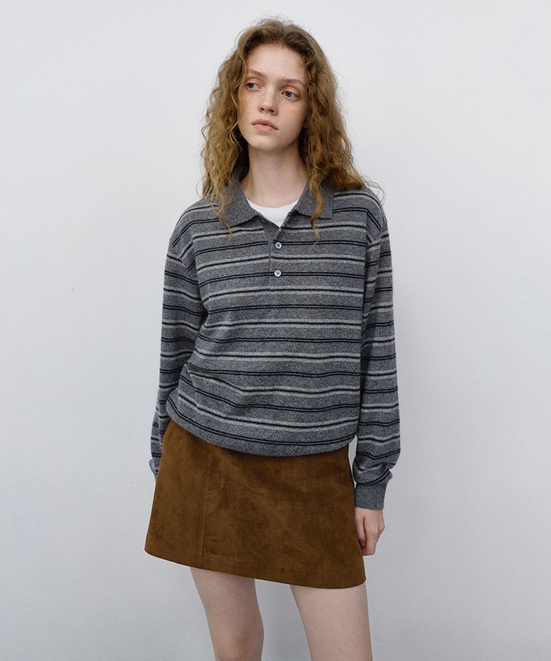 SUEDE MINI SKIRT_UDSK6C202_BROWN