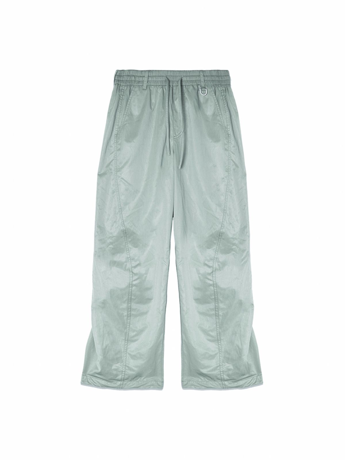 마뗑킴(MATIN KIM) GLOSSY BANDING TRACK PANTS IN MINT