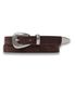 Suede Western Belt in Brown