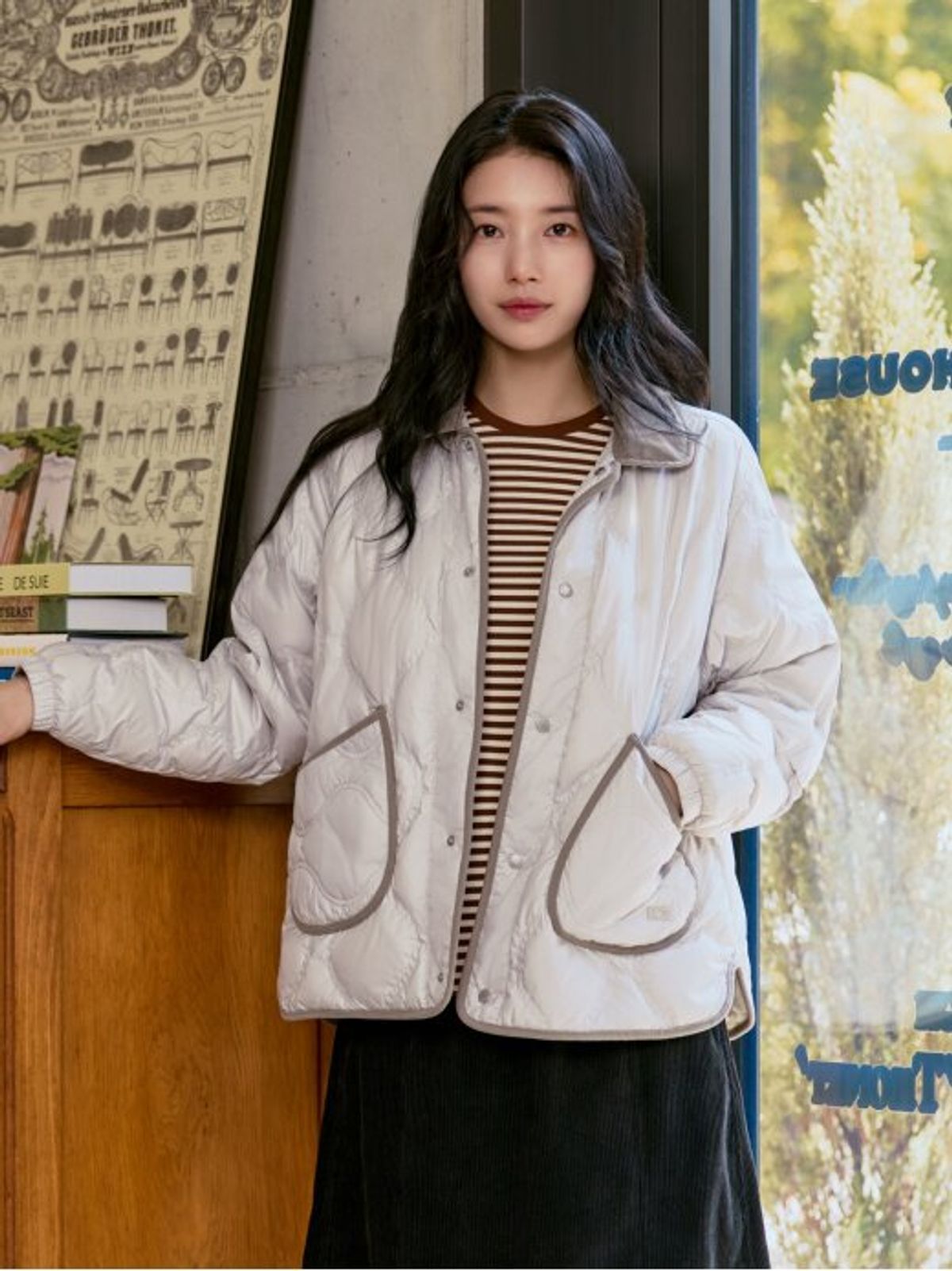 케이투(K2) 실크스타(SILKSTAR) WAVE PLUS 구스 다운 W_PEARL GREY