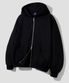 바이오 워싱 립스탑 후드 자켓 [블랙]