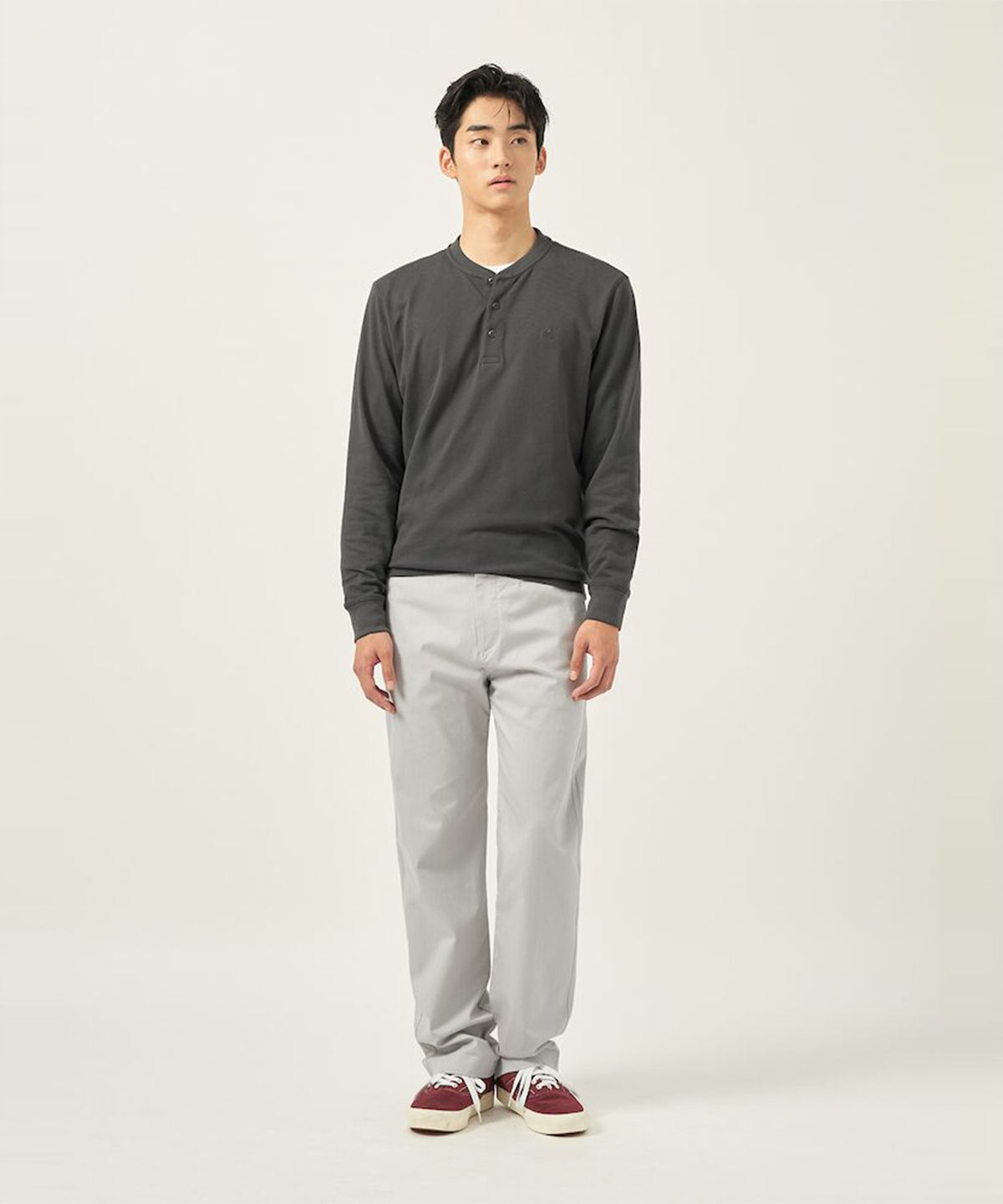 빈폴 멘(BEANPOLE MEN) 치노 컴포트핏 팬츠  그레이