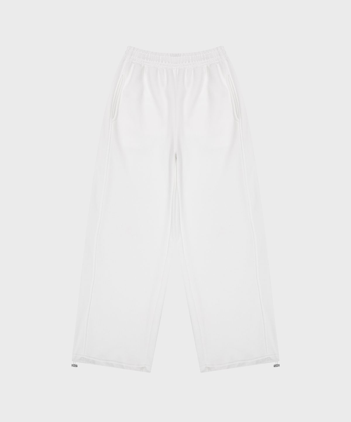 포르테나(PORTERNA) ESSENTIAL 2WAY SWEAT PANTS-WHITE