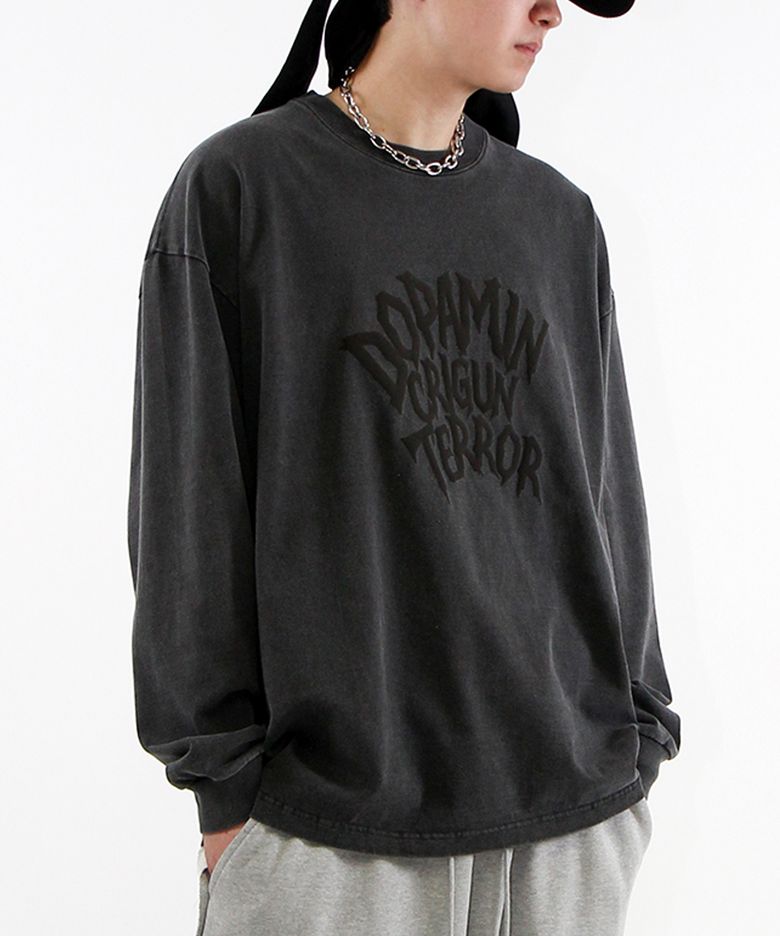 Dopamin terror Pigment LS Max Over Fit CHARCOAL