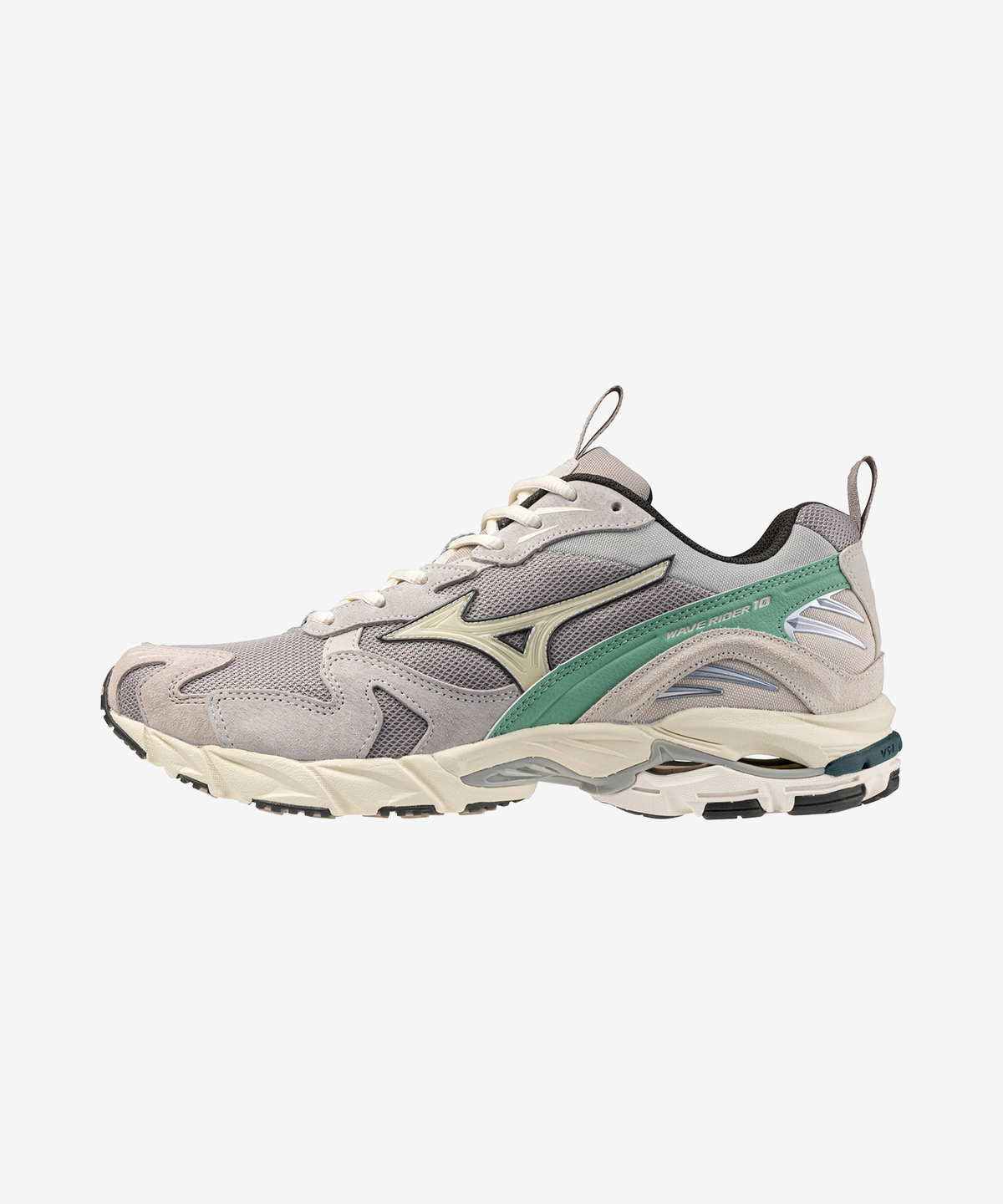미즈노(MIZUNO) (공용) 웨이브 라이더 10 - 오팔 그레이:프리스틴:크렘 드 민트 / DIGA247107