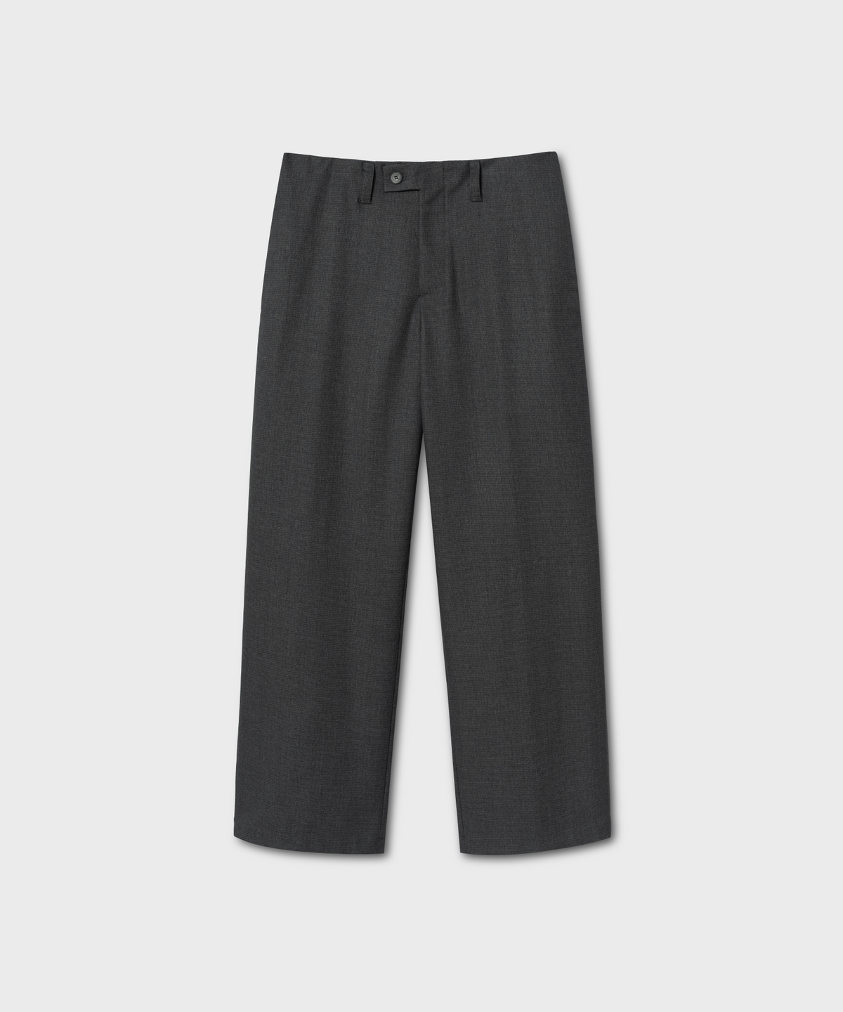 넌블랭크(NONBLANK) 루즈 핏 팬츠_CHARCOAL GREY