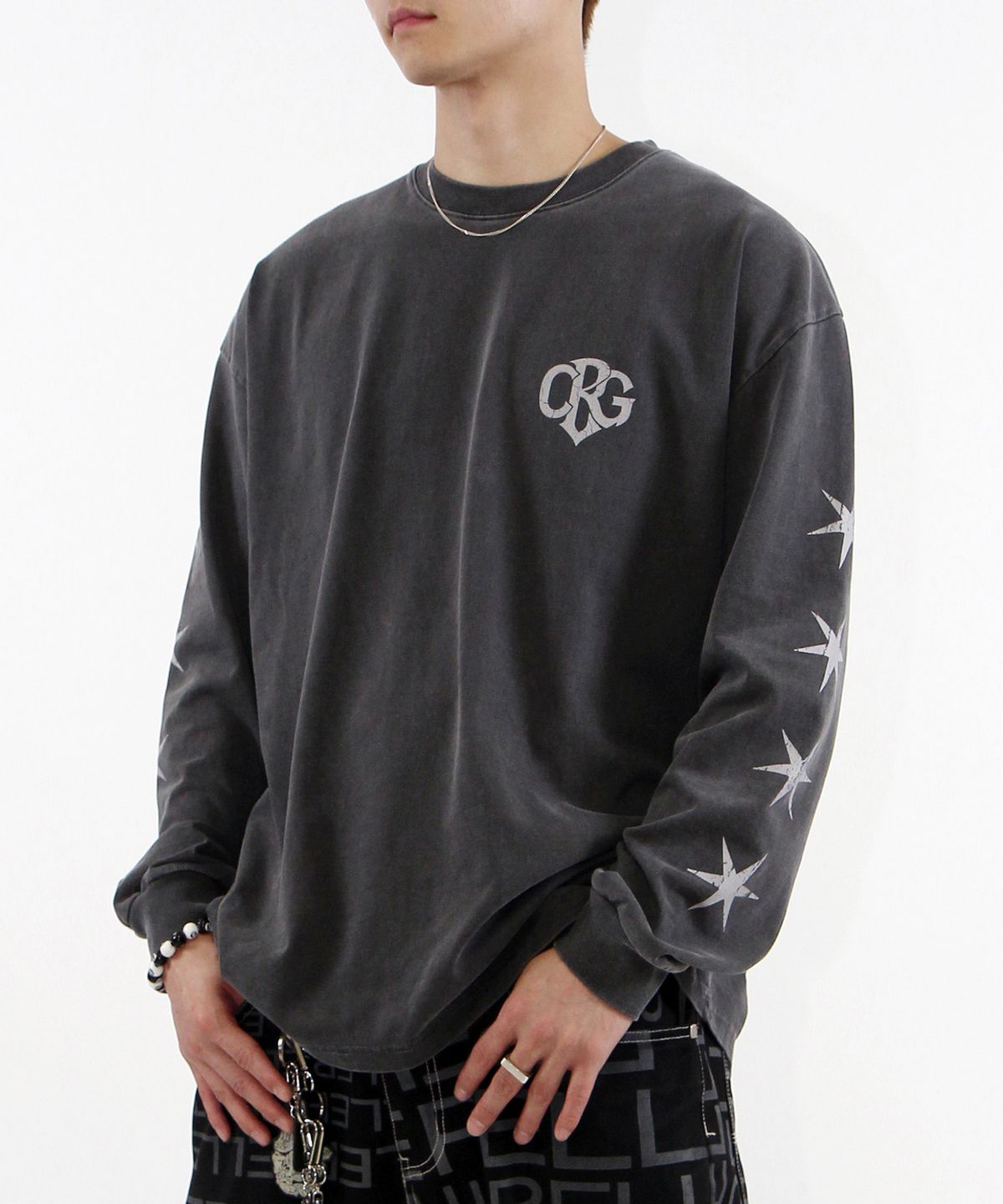 크리건(CRIGUN) Stellar Pigment LS Max Over Fit CHARCOAL
