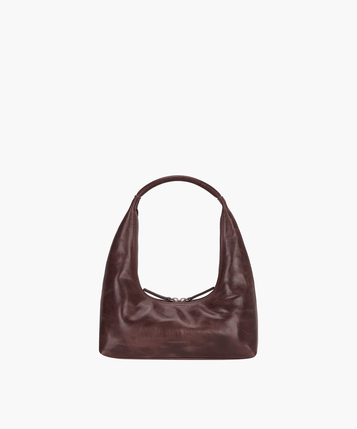 마지셔우드(MARGESHERWOOD) HOBO SHOULDER_wine pull-up