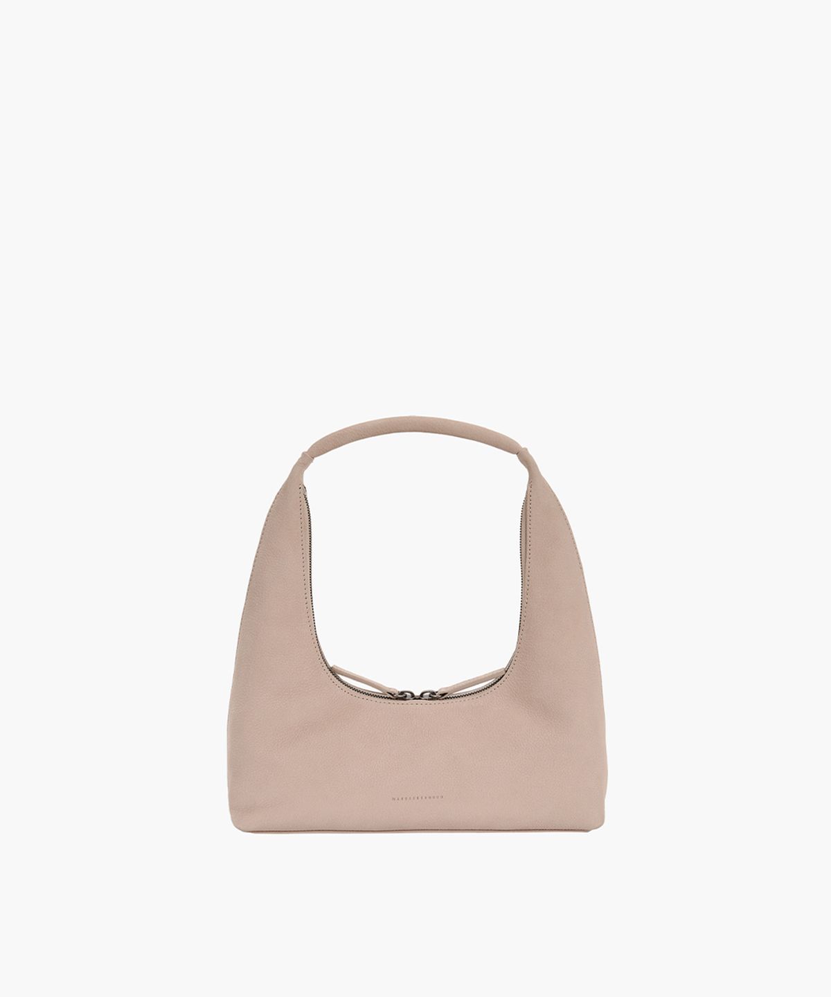 마지셔우드(MARGESHERWOOD) HOBO SHOULDER_peach beige nubuck