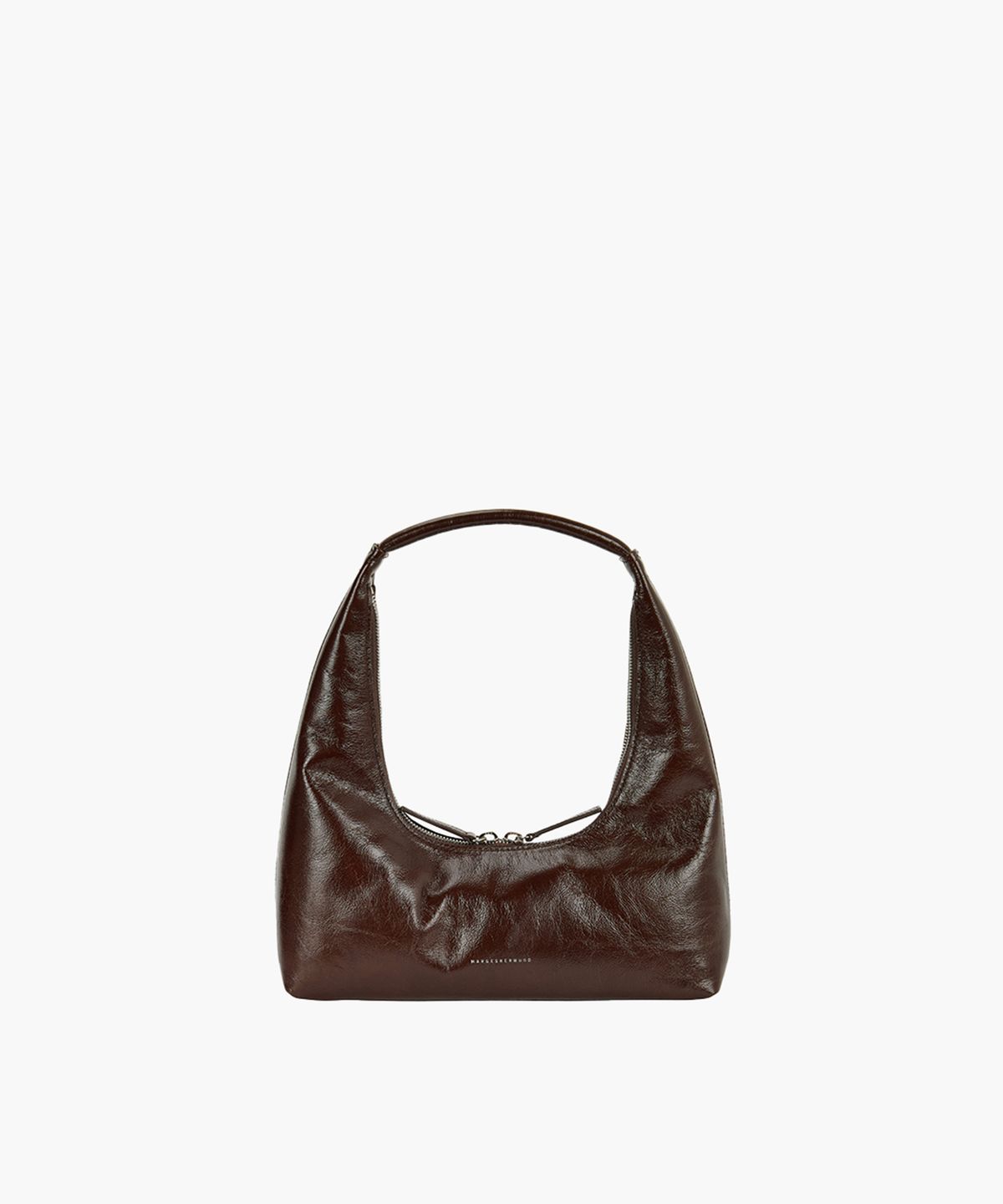 마지셔우드(MARGESHERWOOD) HOBO SHOULDER_mocha crinkle