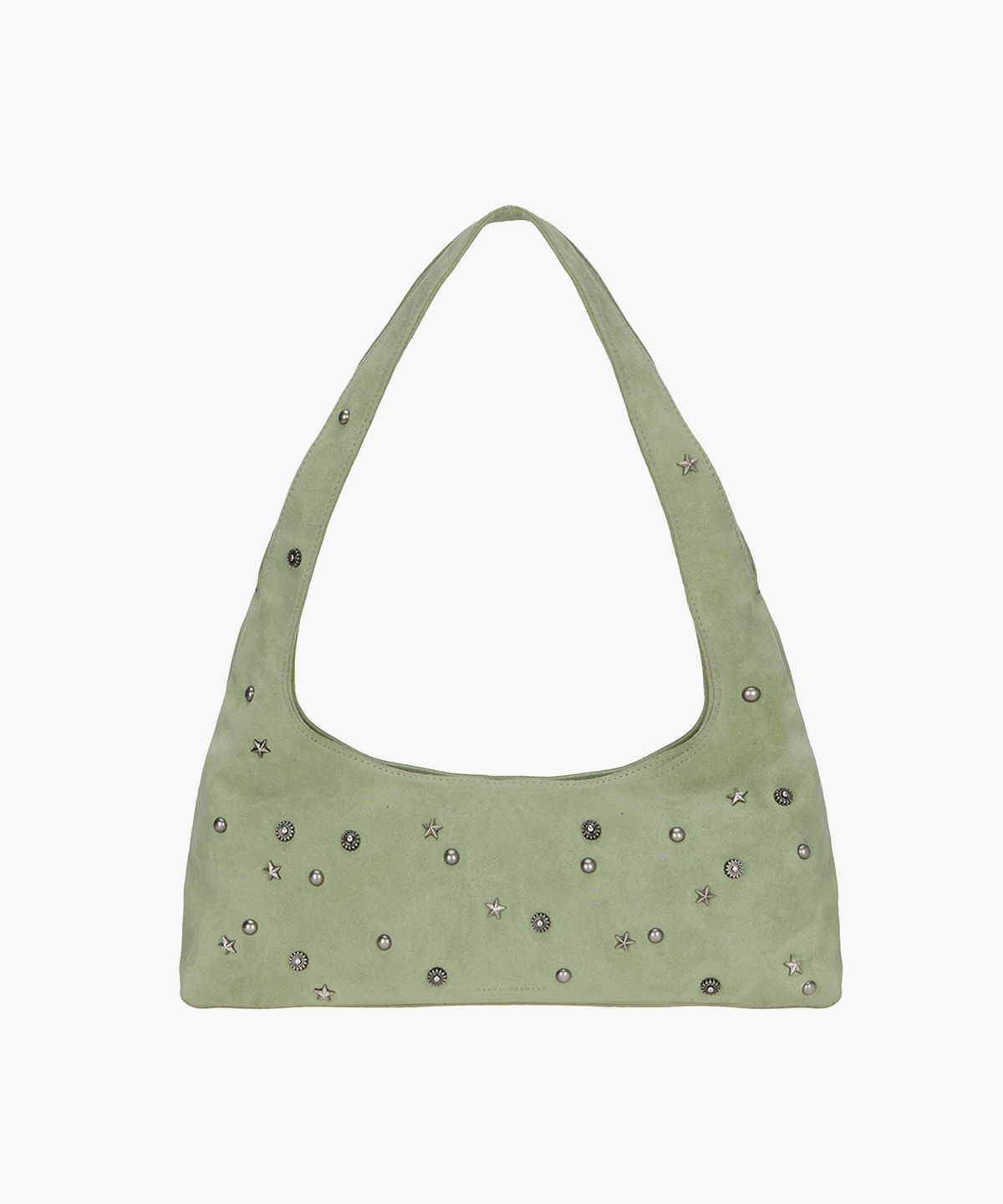 마지셔우드(MARGESHERWOOD) HALTER HOBO_melon studded suede