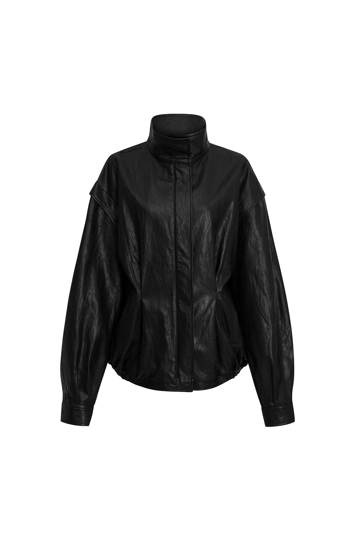 페인오어플레져(PAINORPLEASURE) THALIA LEATHER JACKET black