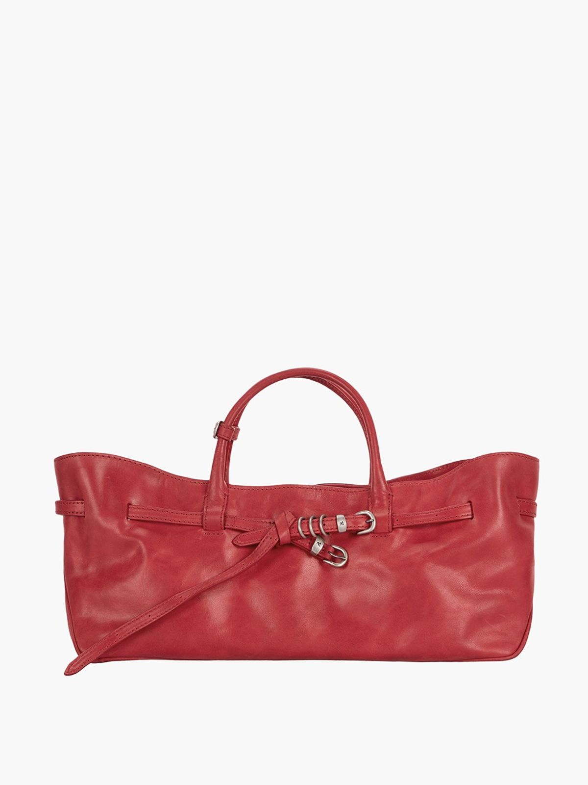 마지셔우드(MARGESHERWOOD) GRANDMA USED BAG_apple red pull-up