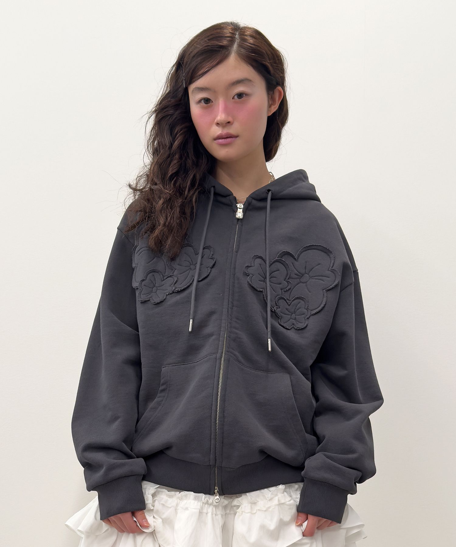 shosensei!! SCRAP ツアージップパーカー チャコールL shosensei