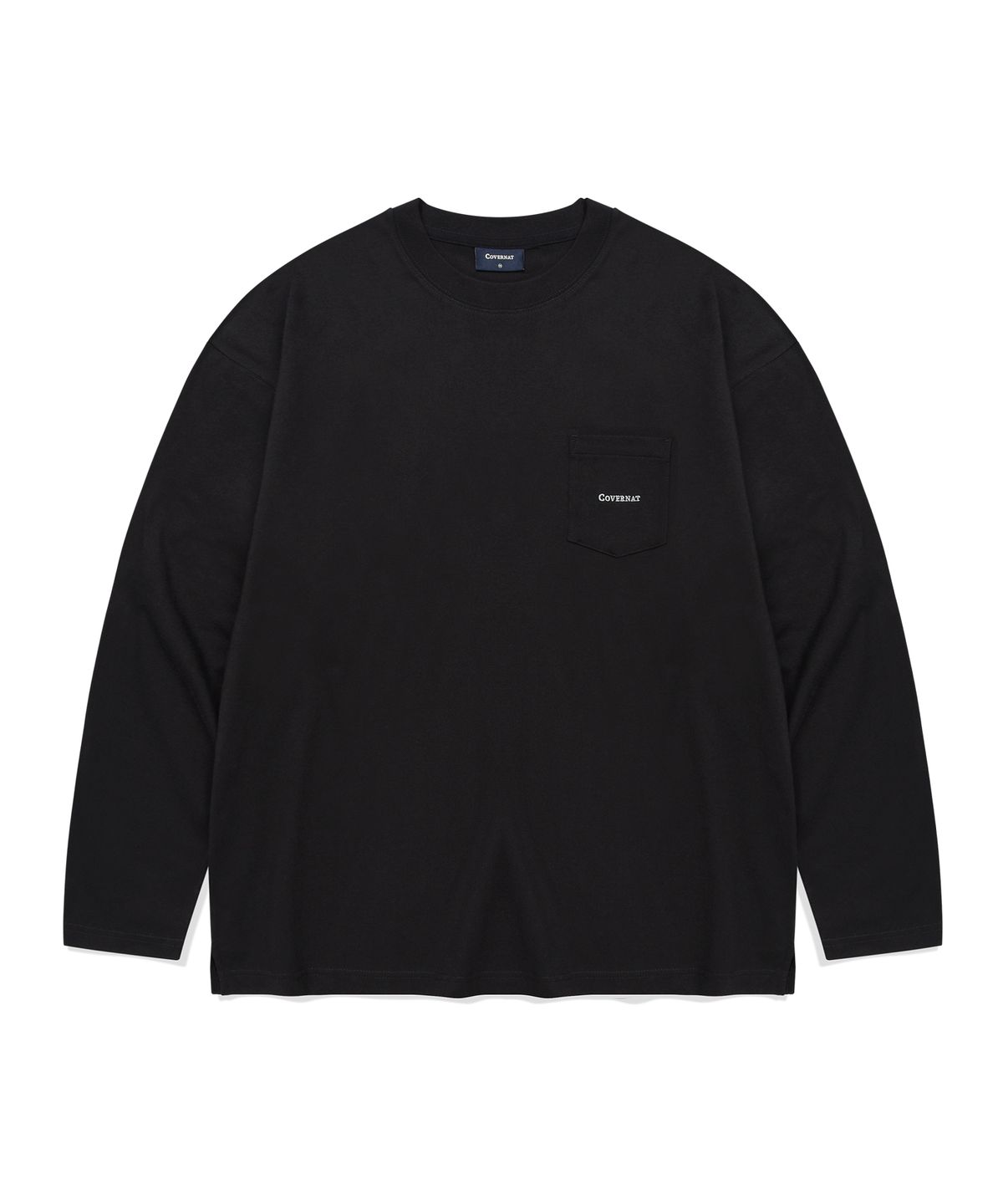 커버낫(COVERNAT) 베이직 포켓 롱슬리브 Black