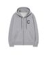 C 로고 후드집업 Melange Gray