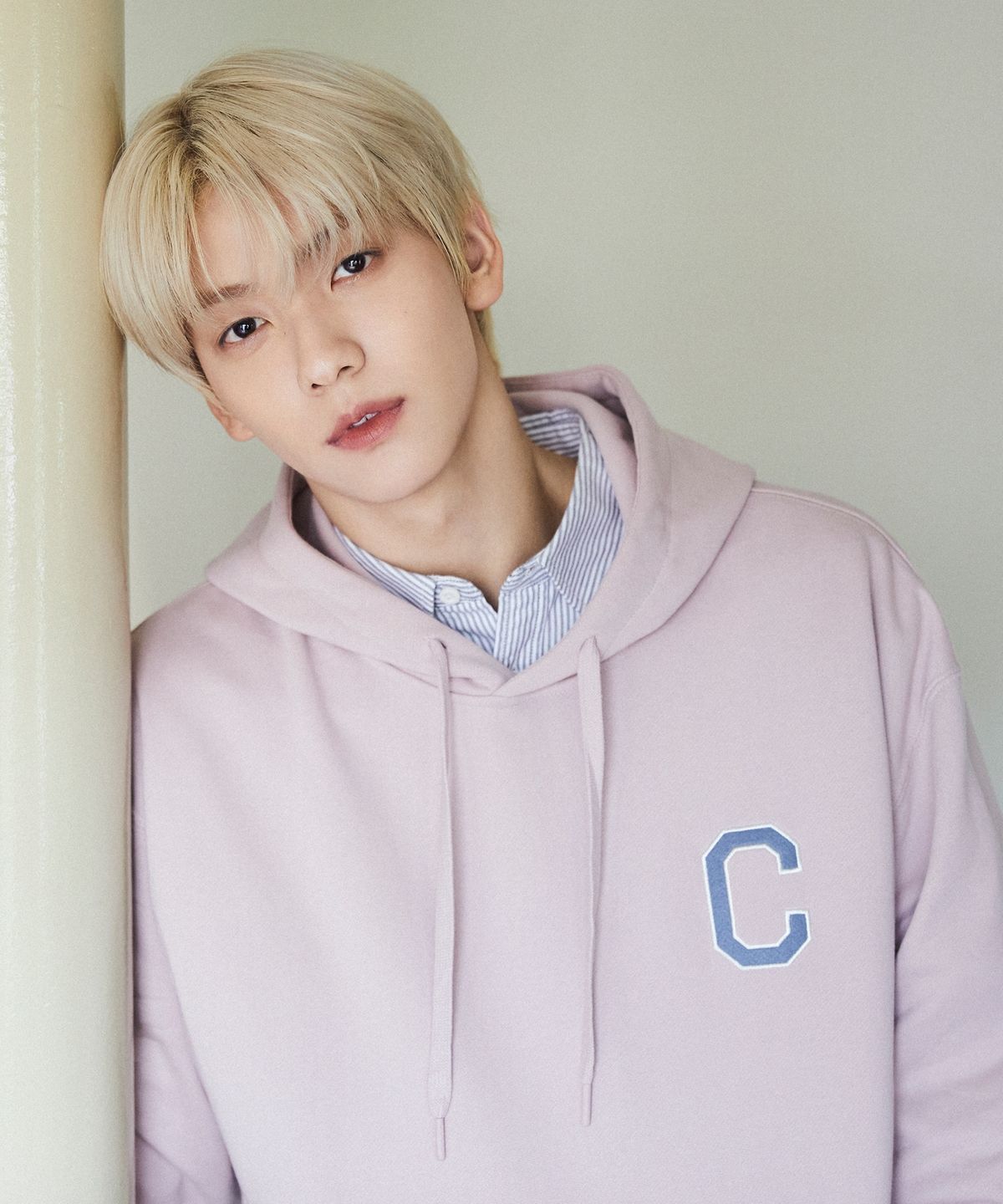 커버낫(COVERNAT) C 로고 후디 Light Pink