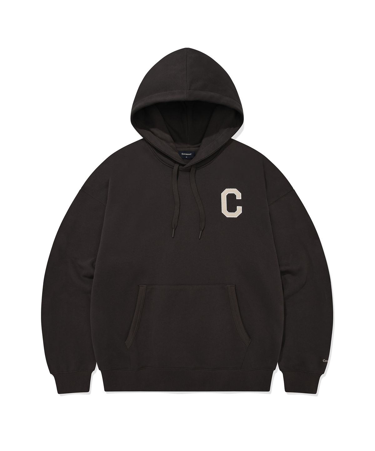 커버낫(COVERNAT) C 로고 후디 Charcoal