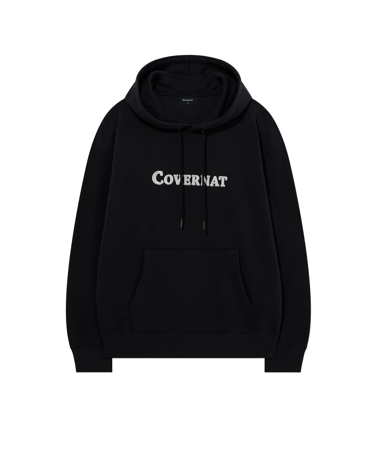 커버낫(COVERNAT) 센터 어센틱 후디 Black