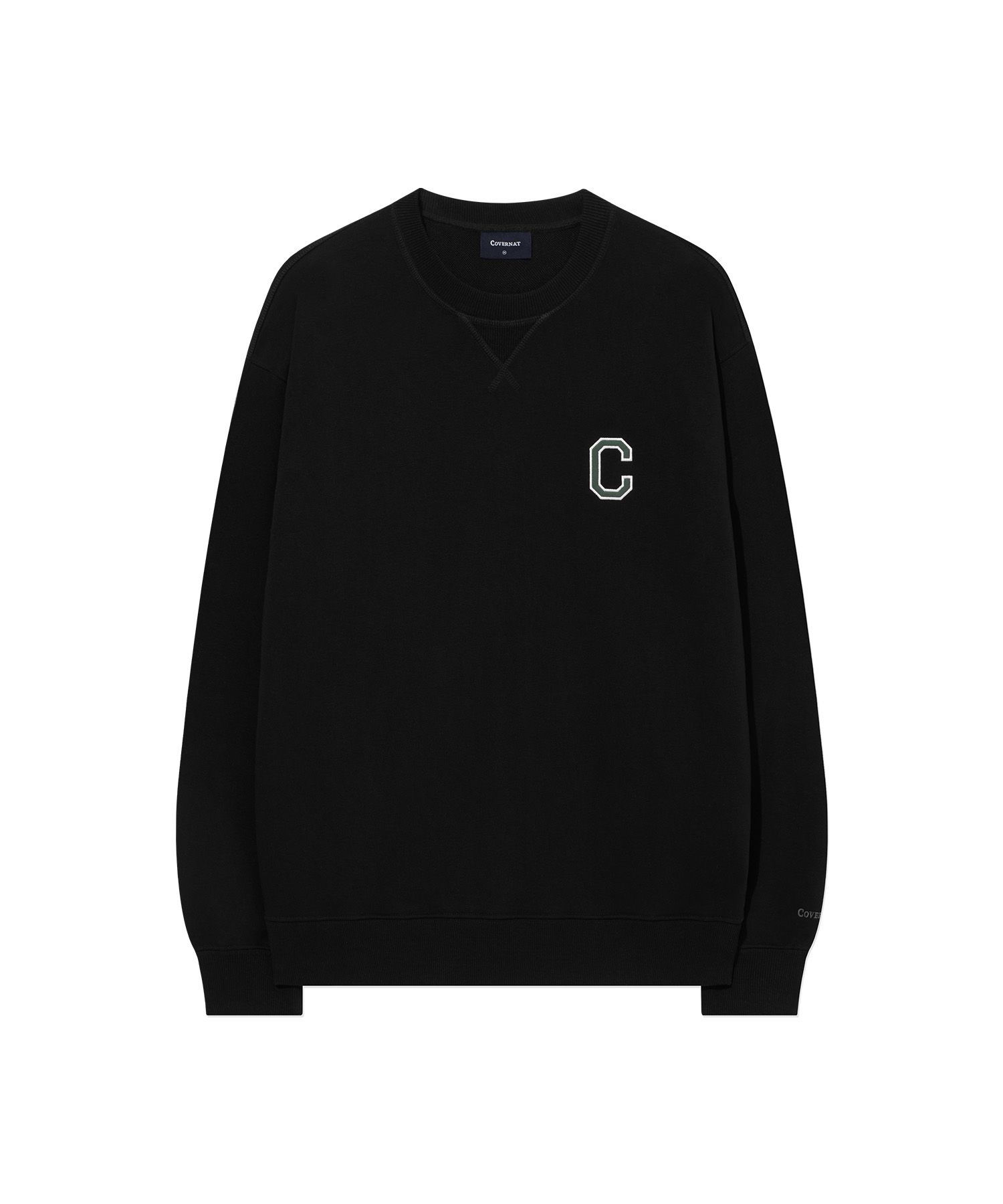 スウェット・トレーナー COVERNAT Small Authentic Logo Man to Man Blue Covernat Unisex Small Authentic Logo Sweatshirt Blue