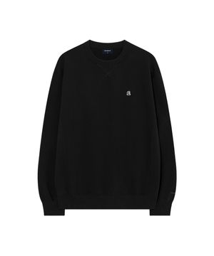 시그니처 심볼 맨투맨 Black