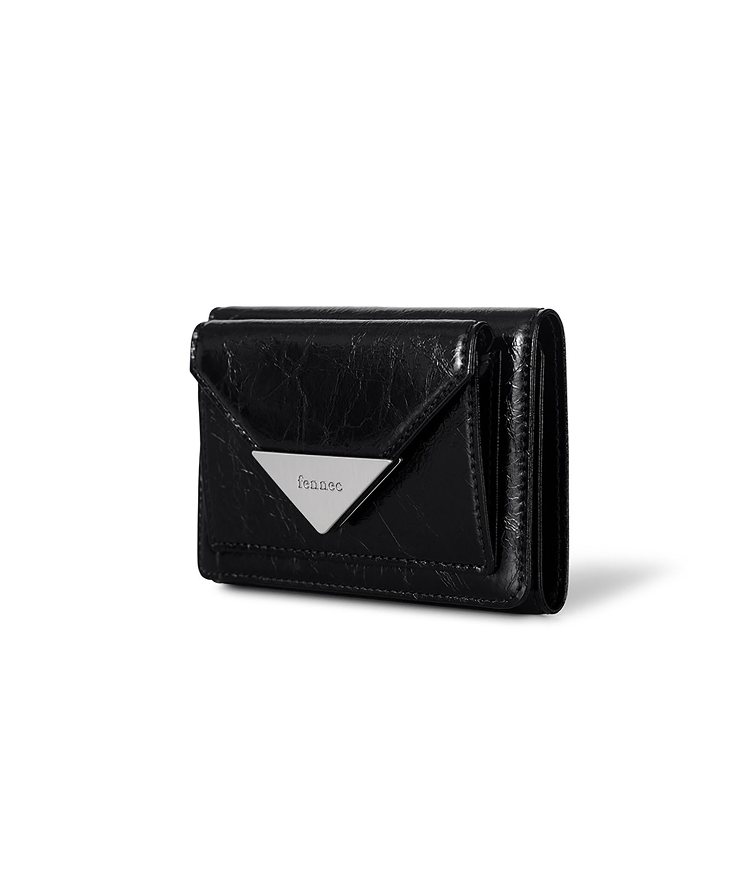 MUSINSA公式 | fennec TRIANGLE COIN POCKET WALLET - BLACK