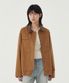 우먼 코튼 워크 자켓 Camel