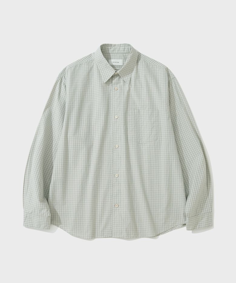 EDITOR CHECK SHIRT (GREEN)