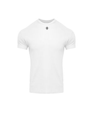 카미드 로고 머슬핏 반팔 티셔츠 [화이트]