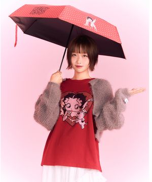 베티붑 하이 포징 도트 양우산_레드