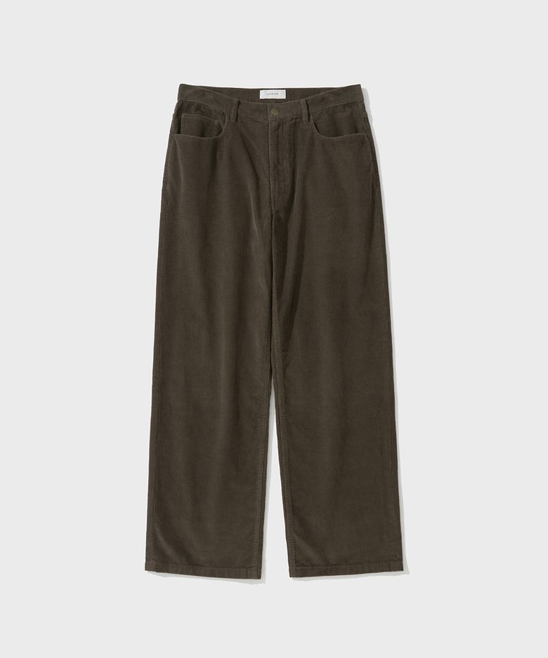 5P CORDUROY PANTS (BROWN)