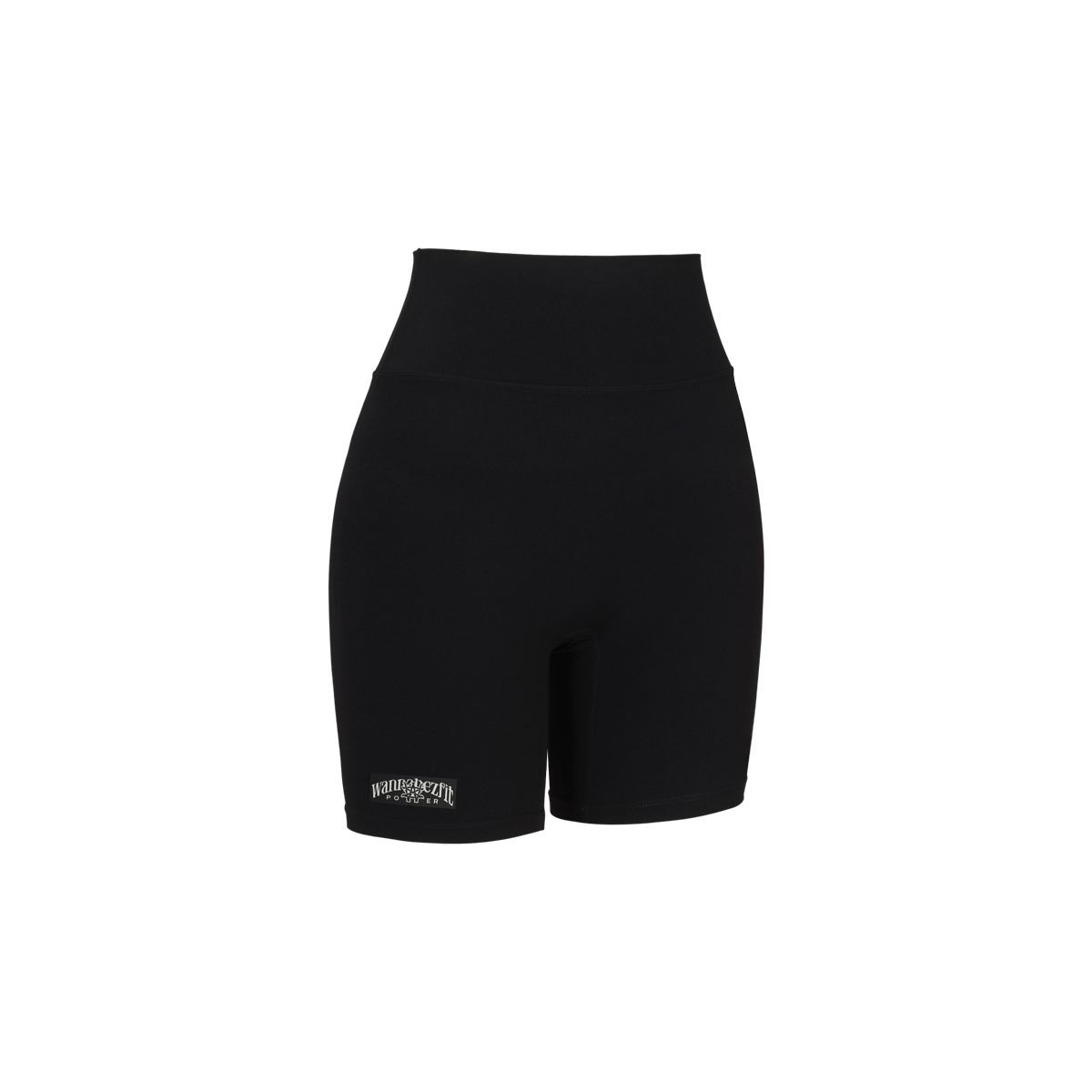 워너비즈핏(WANNABEZFIT) 파워 라벨 DEMI 3부 레깅스 블랙