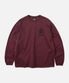 FIRE DEPT L/S TEE _ BURGUNDY