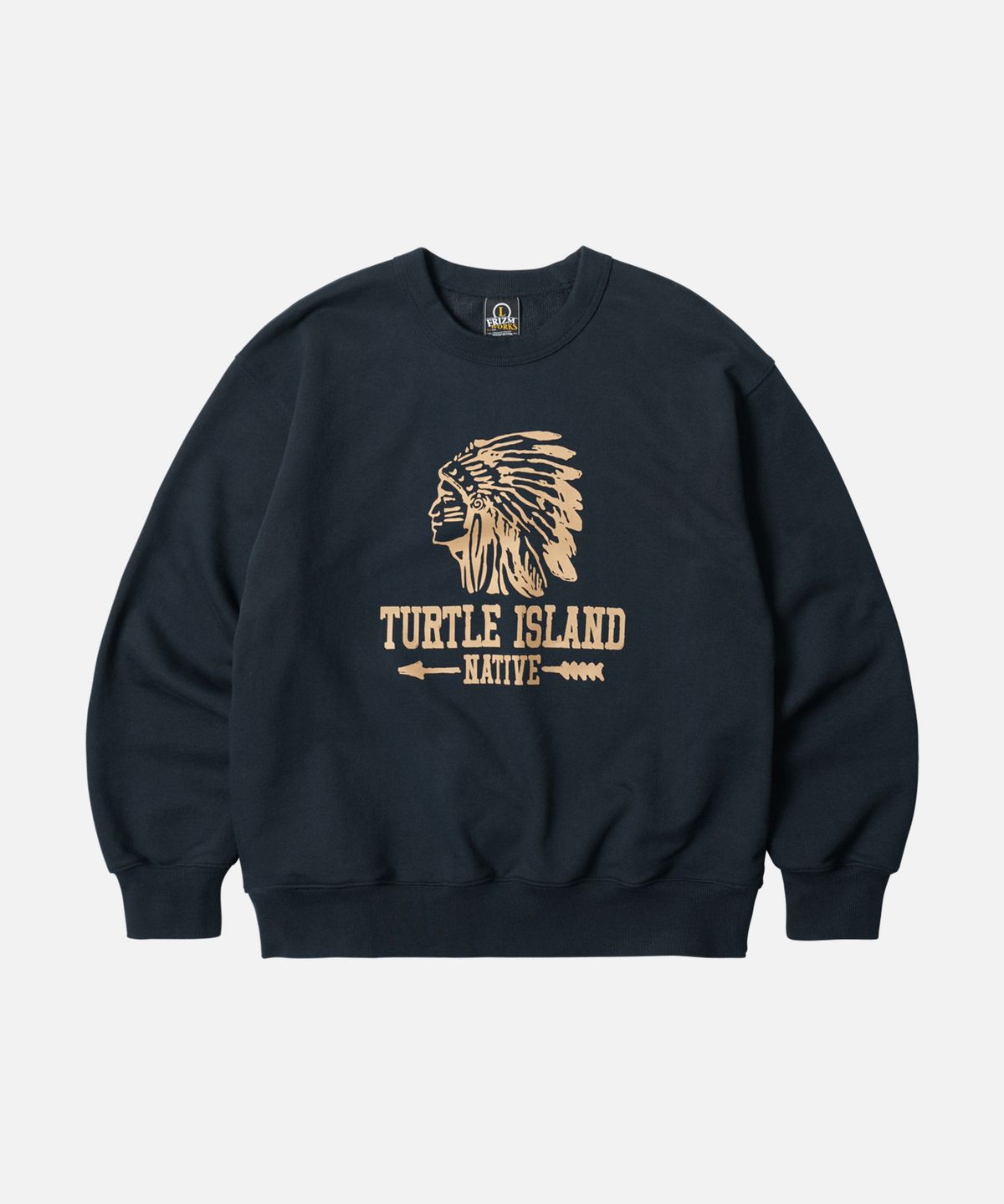 프리즘웍스(FRIZMWORKS) TURTLE ISLAND SWEATSHIRT _ NAVY
